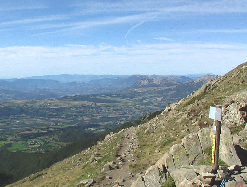 Vue, depuis le Col de La Pisse
