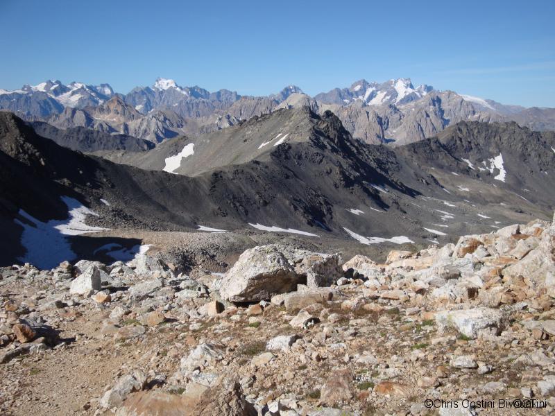 Depuis le Col de la Chapelle : vue Ouest