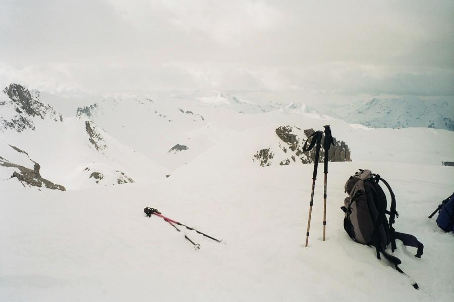 Vue du Col sur le versant est