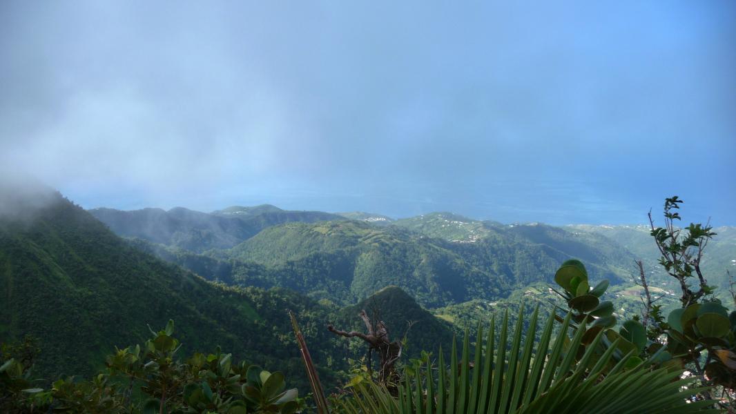 Vue du sommet Côté Carbet