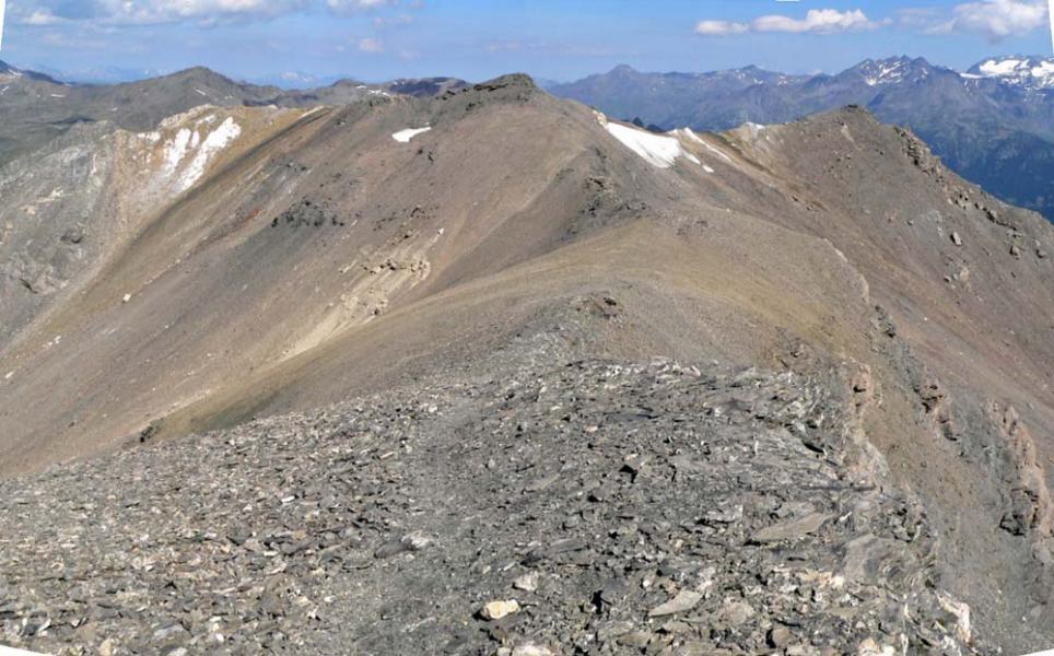 Vue générale de la crête