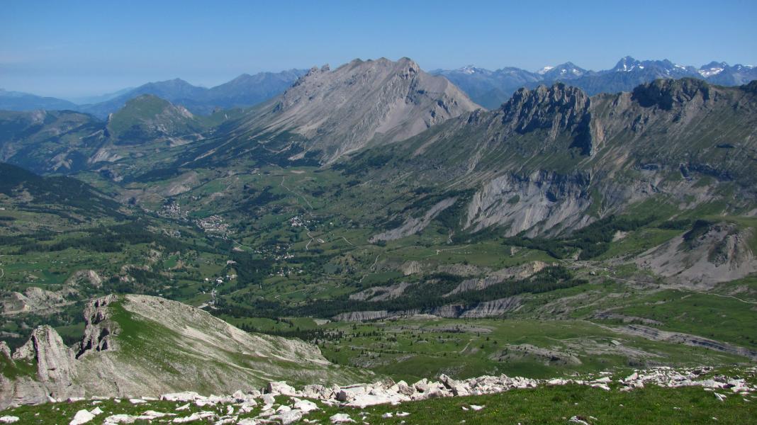 Vue générale depuis le sommet