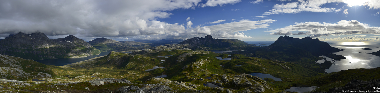 Vue panoramique depuis le sommet