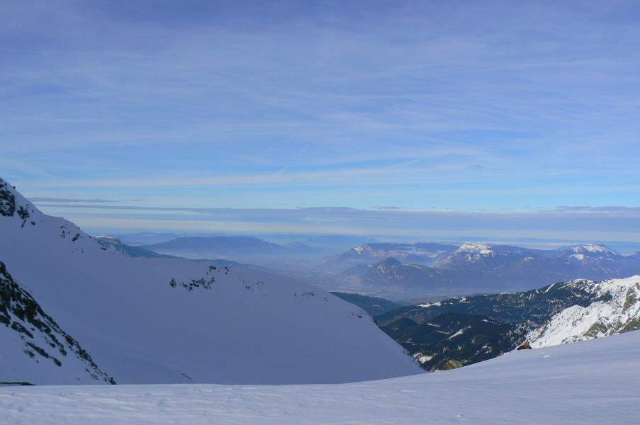 Vue sur Allevard et les Bauges