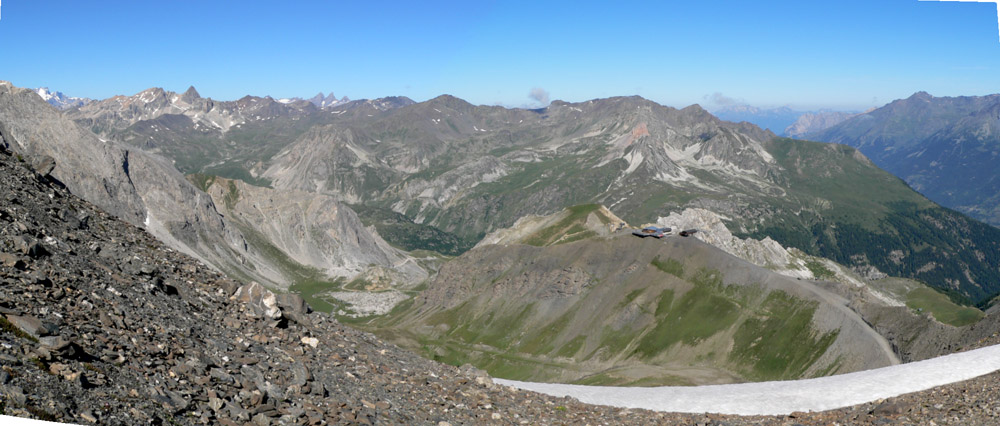Vue sur l'arrivée du télésiège