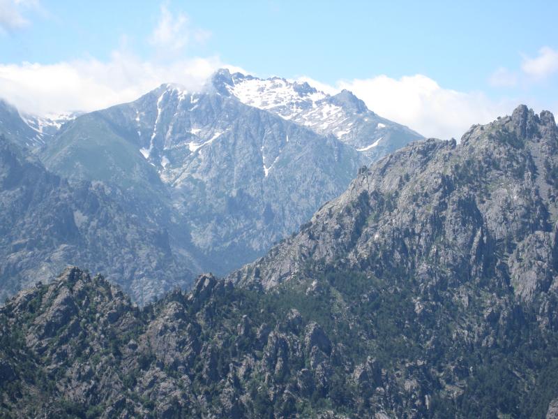 Vue sur le Rotondo, dans le secteur de l'arche