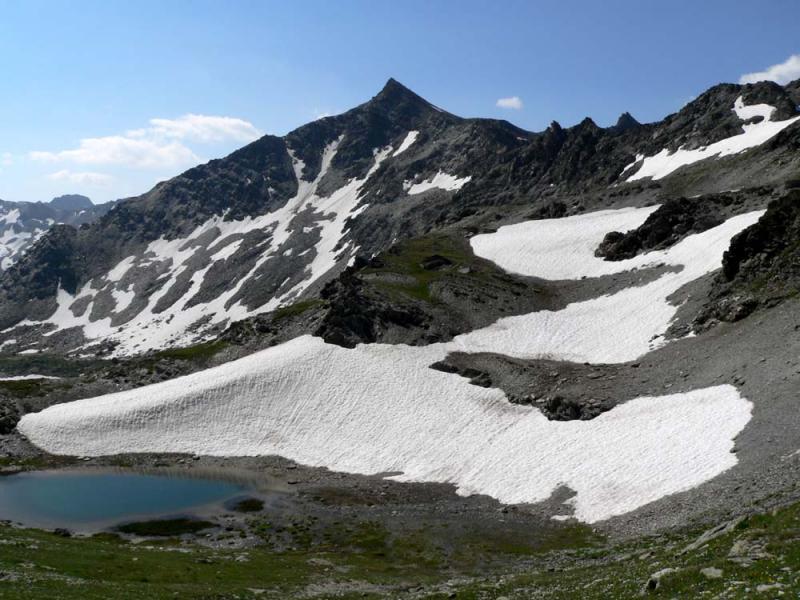 Vue sur le lac de la Pissine