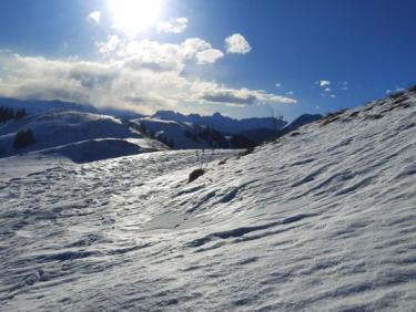 Pointe des Brasses en ski de rando