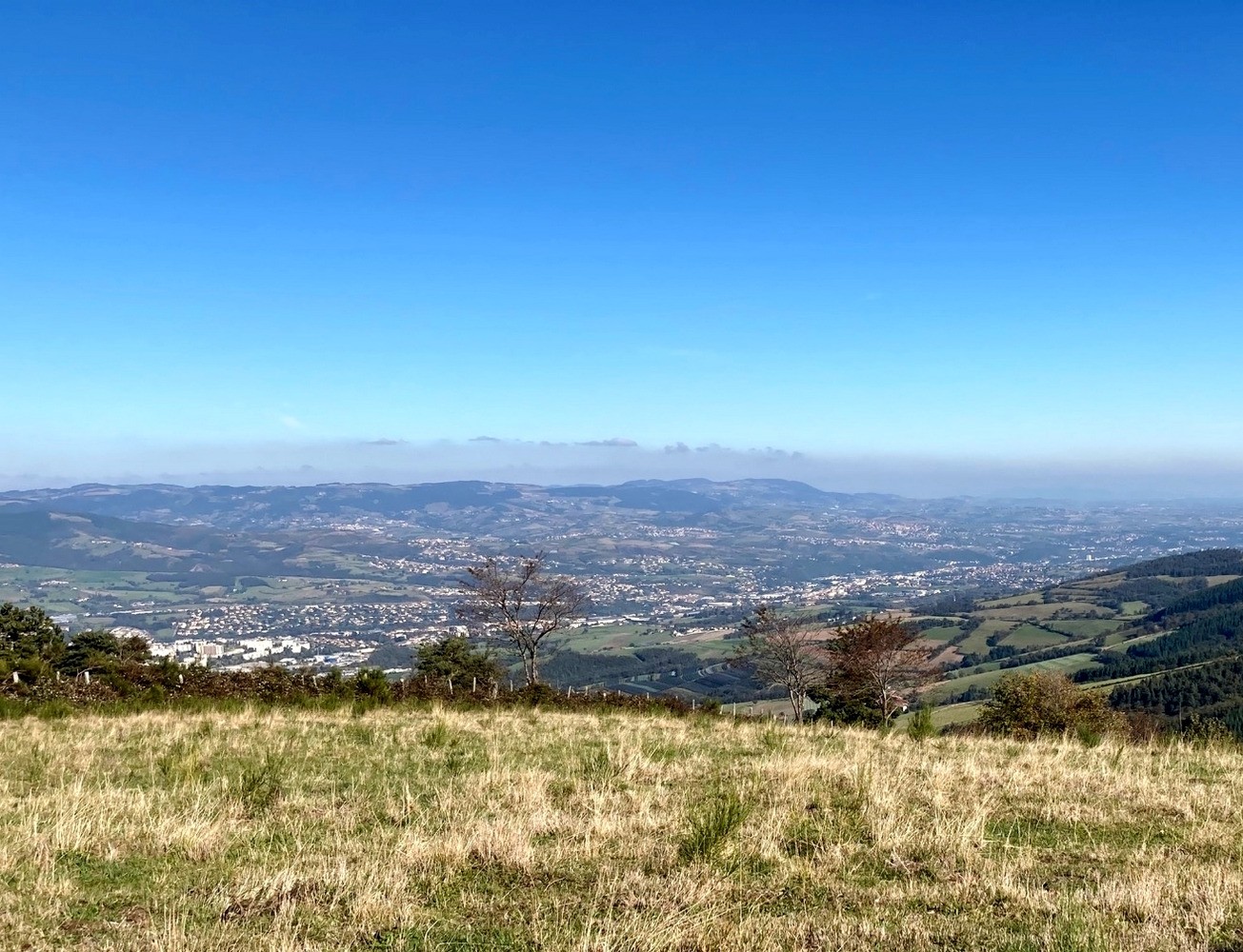Vallée du Gier depuis le dôme 862