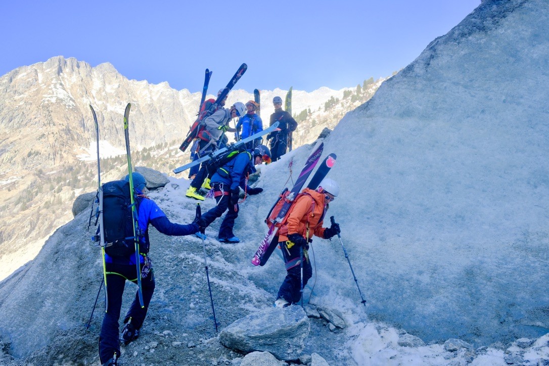 Vallée Blanche 2.2 - arrivée à la Grotte