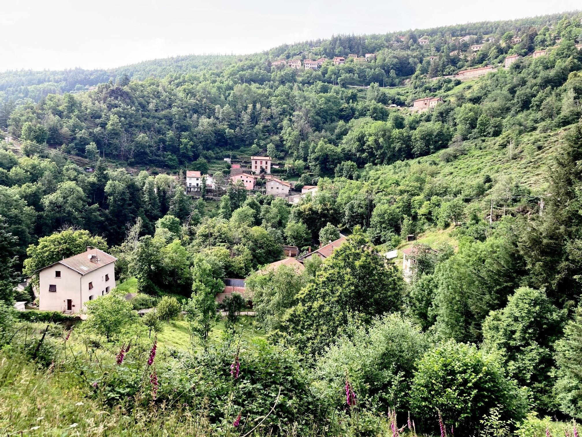 Vallée du Furan au-dessus du Clapeau