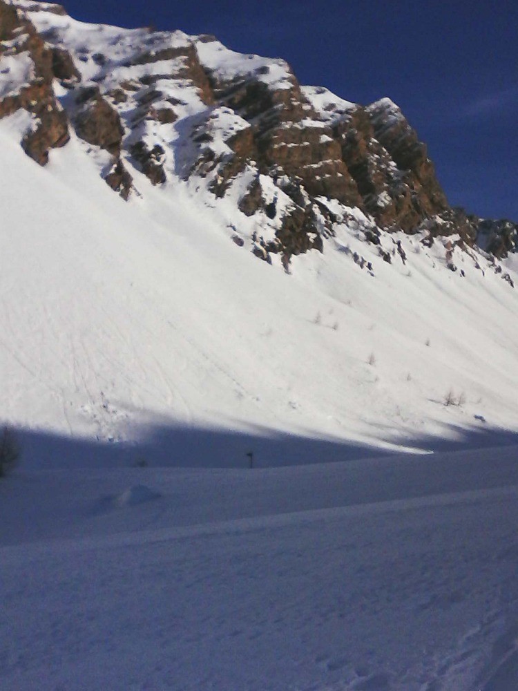 vallon de la Baume et panneau bifurcation Ã  G