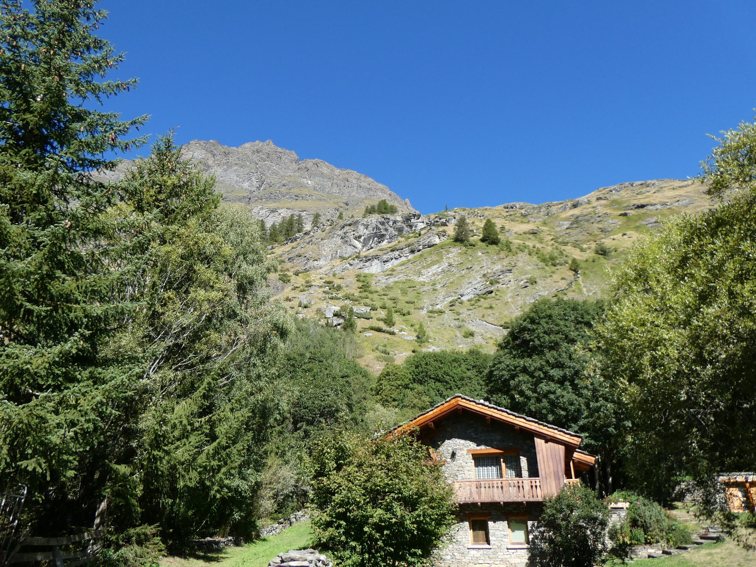 Vallon d'en haut, descente "diagonale".