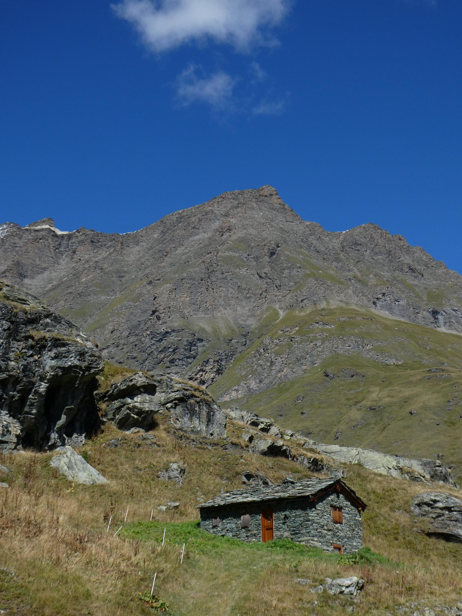 Vallon d'en haut, descente "diagonale".
