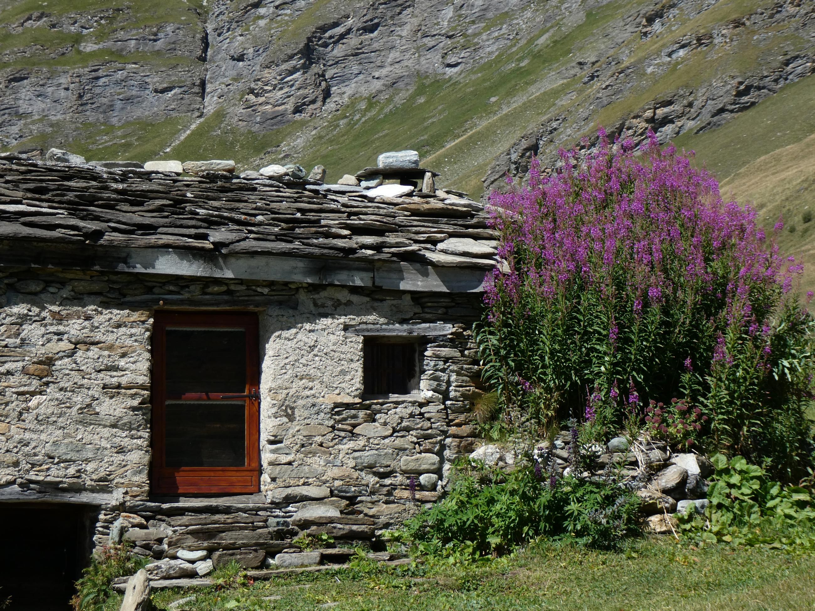 Vallon d'en haut, descente "diagonale".