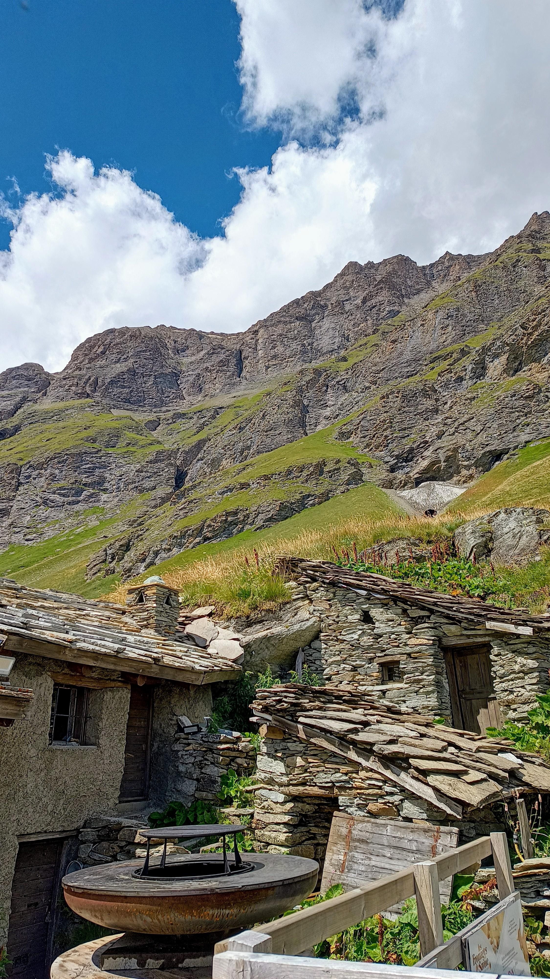 Vallon d'en haut, descente "diagonale".