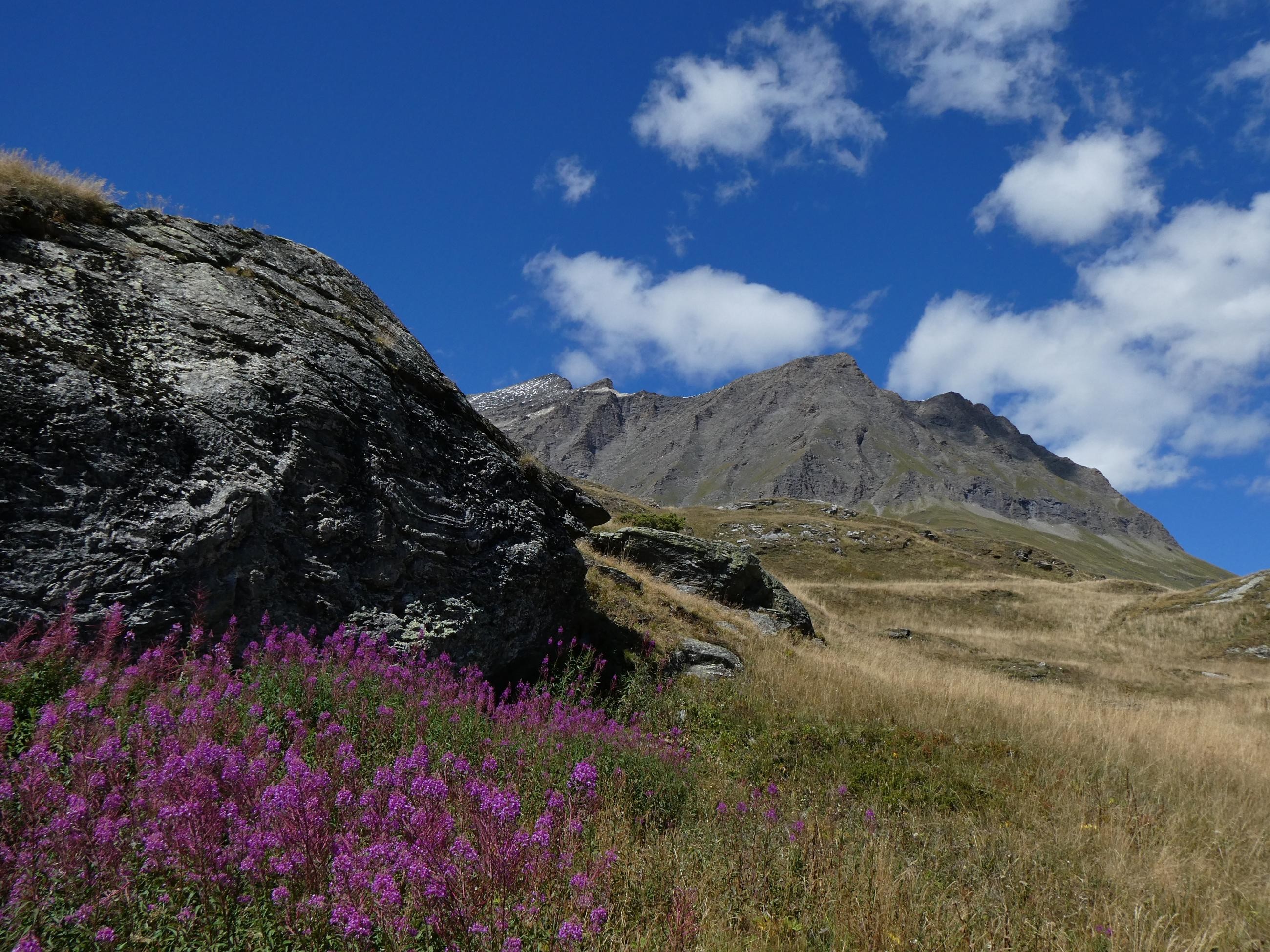 Vallon d'en haut, descente "diagonale".