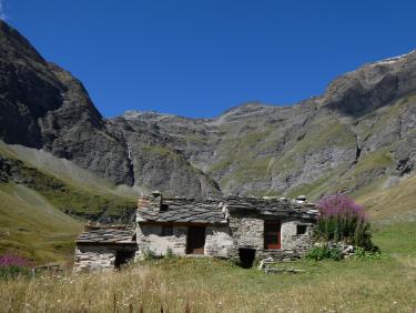 Vallon d'en haut, descente "diagonale".