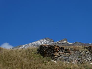 Vallon d'en haut, descente "diagonale".