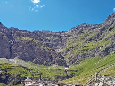 Vallon d'en haut, descente "diagonale".