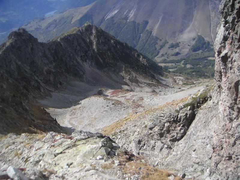 vallon de montée depuis le col