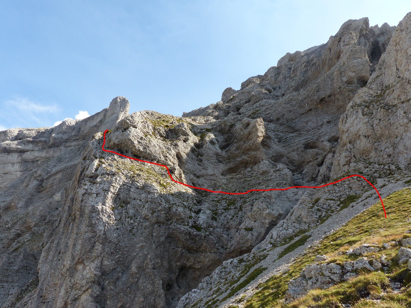 variante descente face nord petit ferrand
