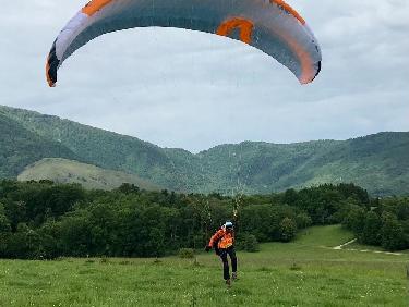 Michel en termine avec ce beau vol