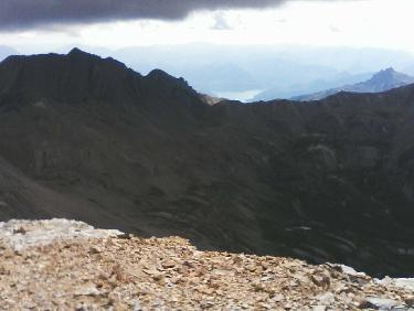 vers la pointe de serre - le lac de serre-ponÃ§on , et les laquais en contrebas de la photo