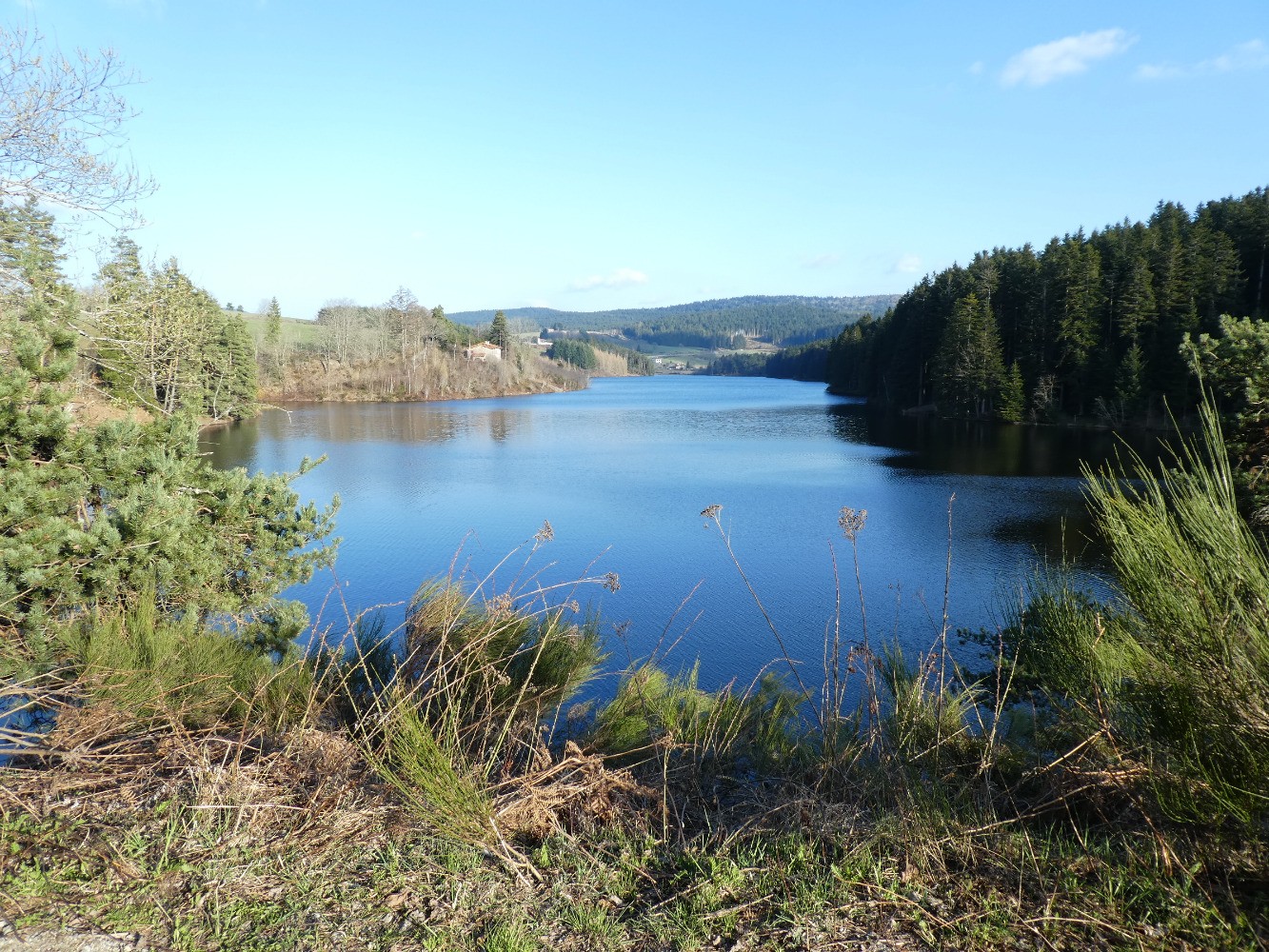 vers la "queue du lac" du Sapt