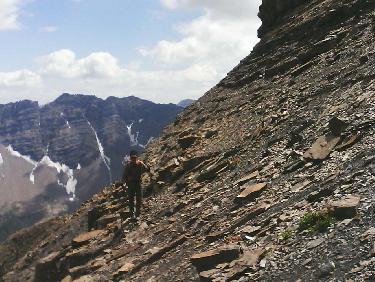 vers la sortie de cette vire