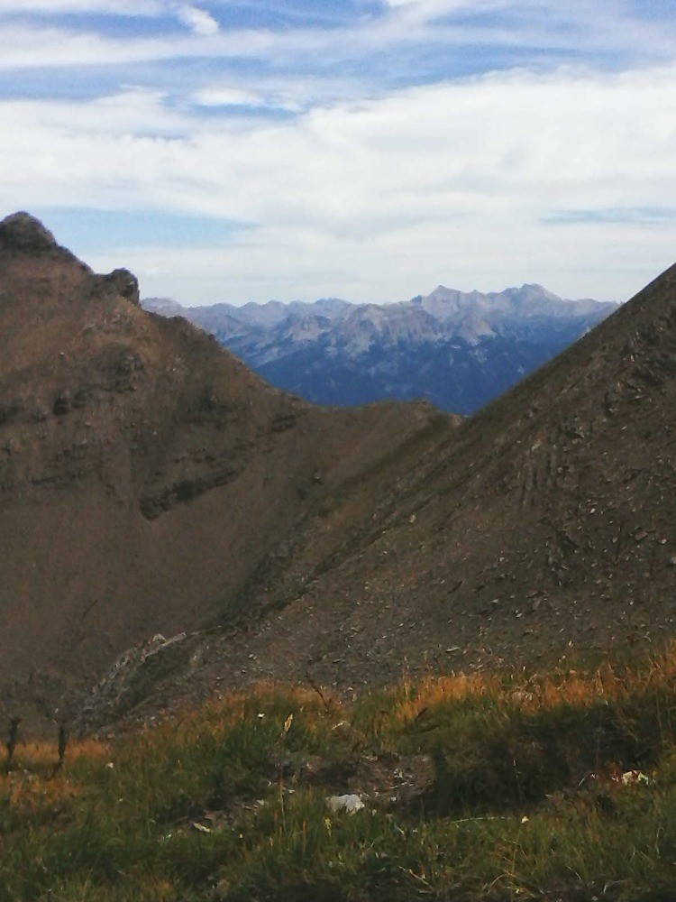 vers le col au fond du vallon muretier