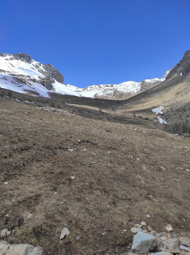 vers le fond du vallon du Distroit