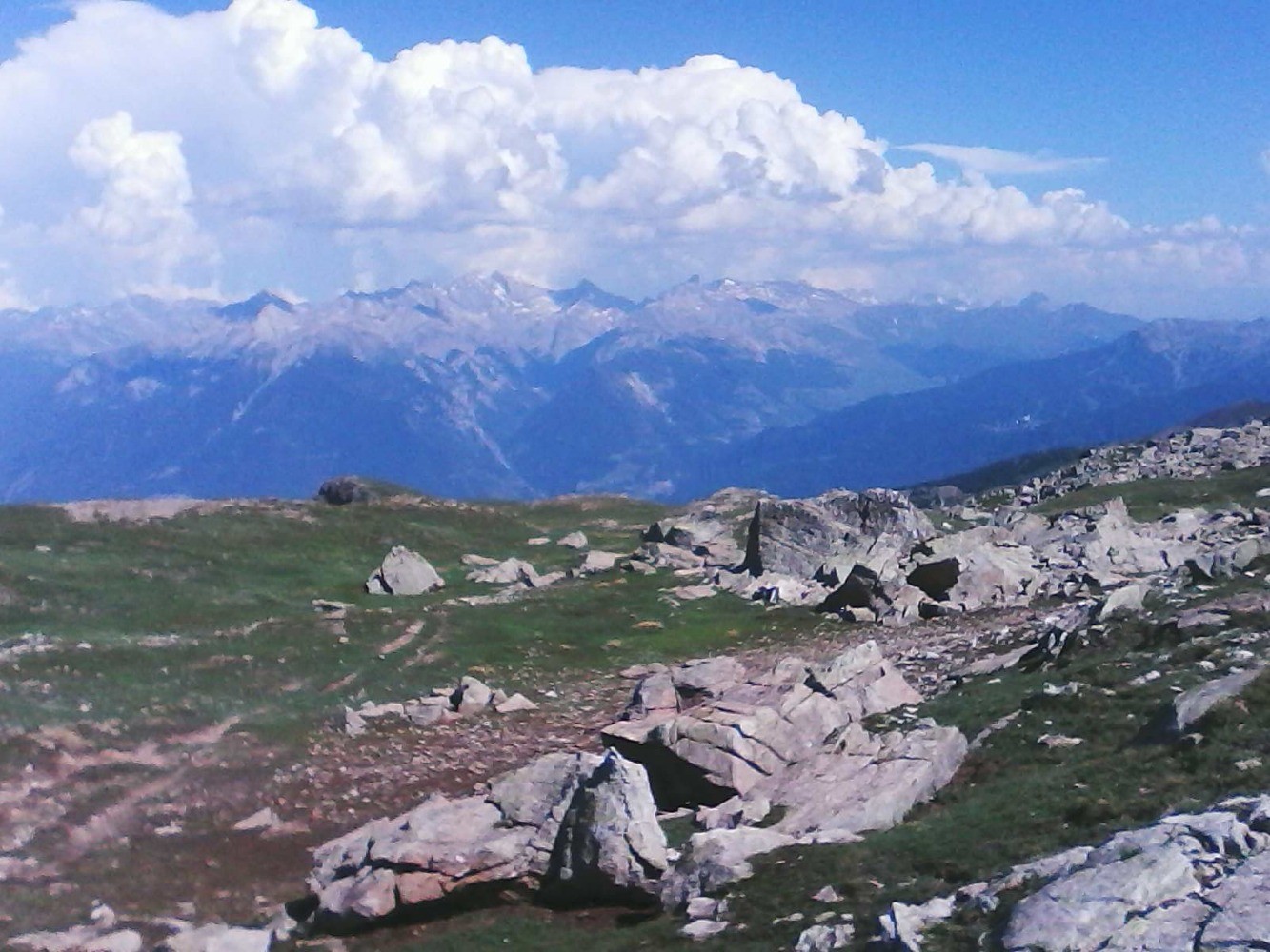vers le grand rochebrune (queyras)