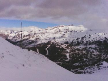 vers le massif d'Escreins