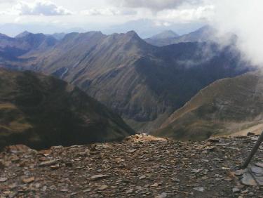 vers le vallon des gourniers , et le barle en pleine face