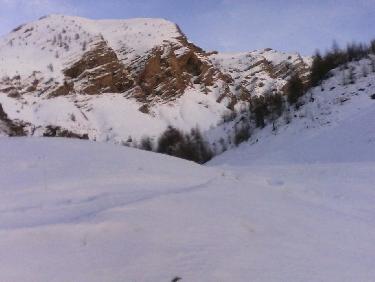 vers les contreforts du lac brun