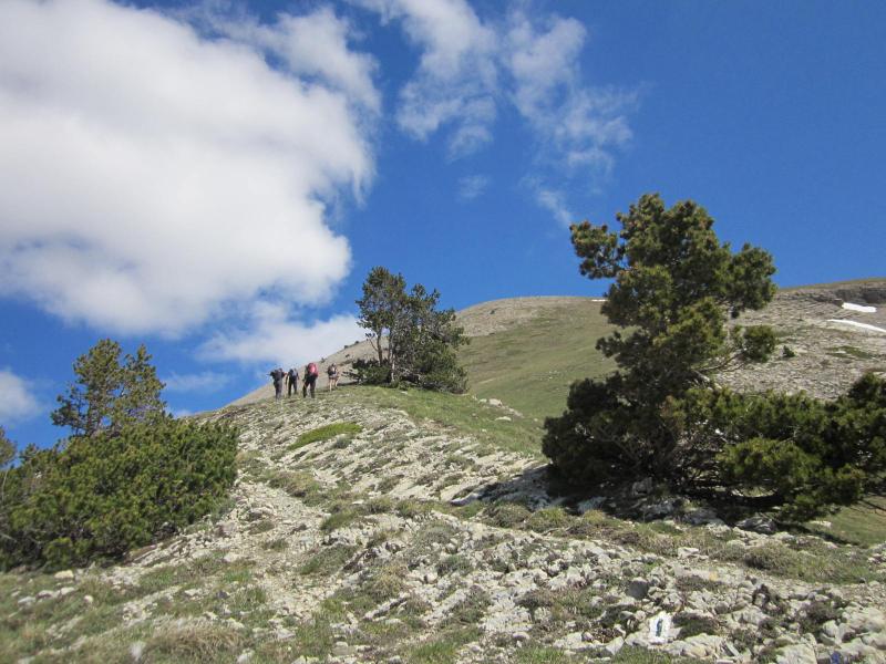 vers l'arête