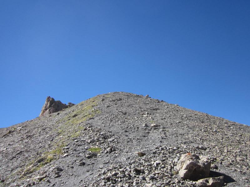 vers la crête