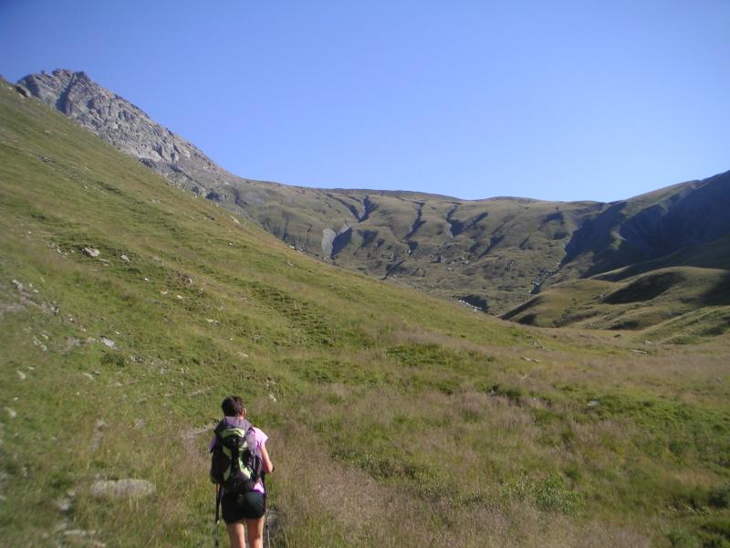 vers la crête des Sauvages