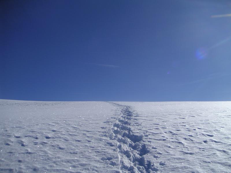 vers la croix de l'Alpe