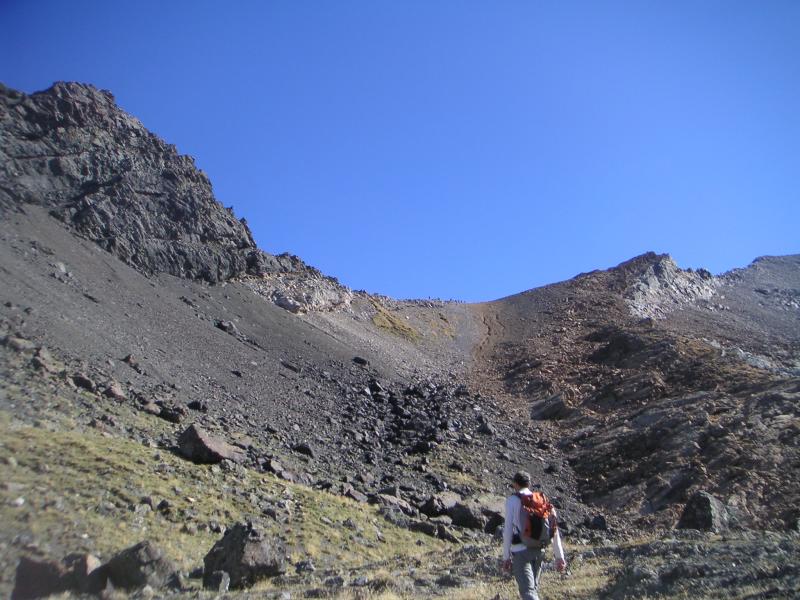 vers le col