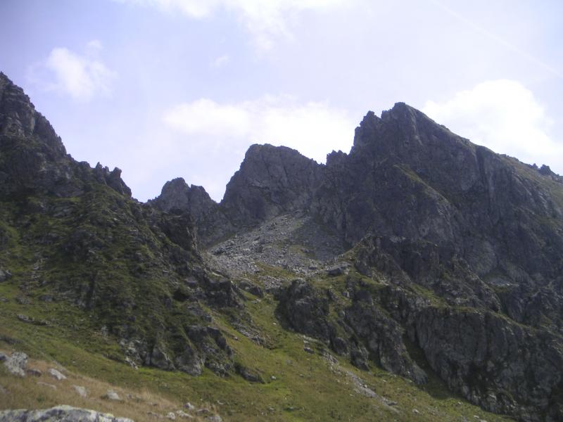 vers le col de l'Aigleton