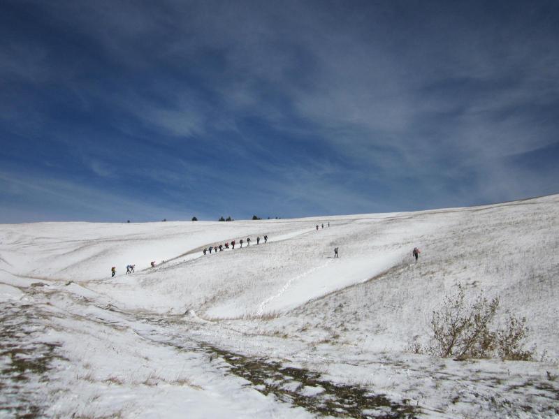 vers le col de la Chante