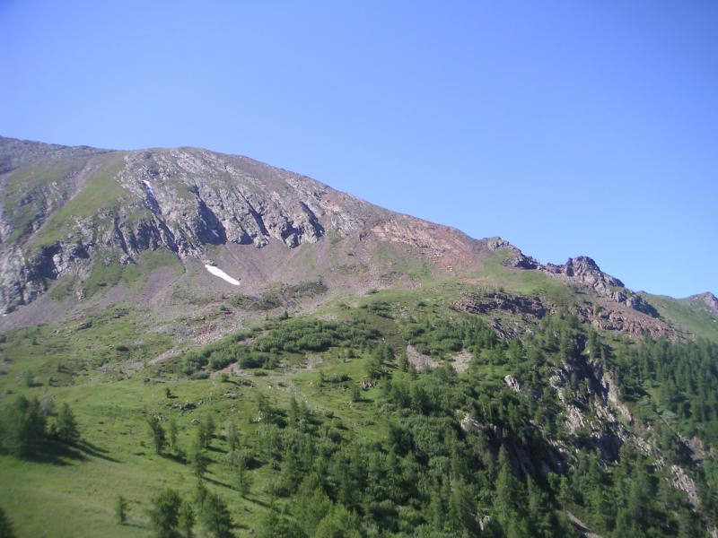 vers le collet sous l'arête