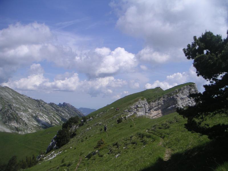 vers le dôme de Bellefond