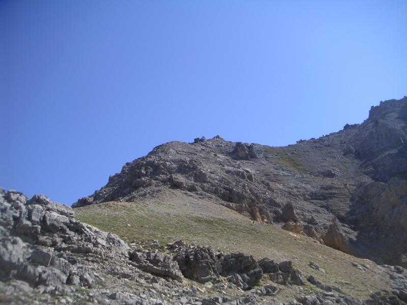 vers les crêtes