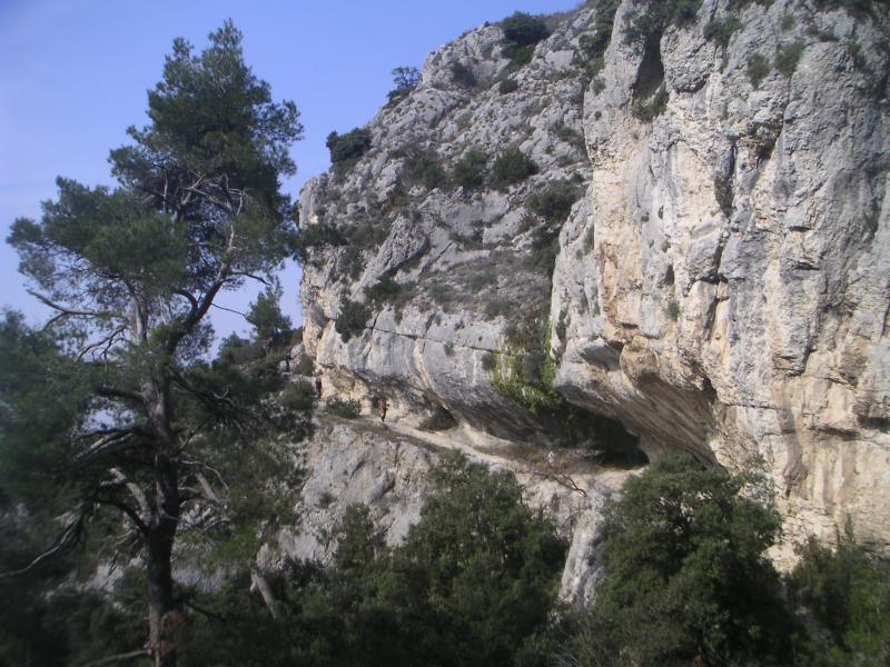 vers les rochers de Baude