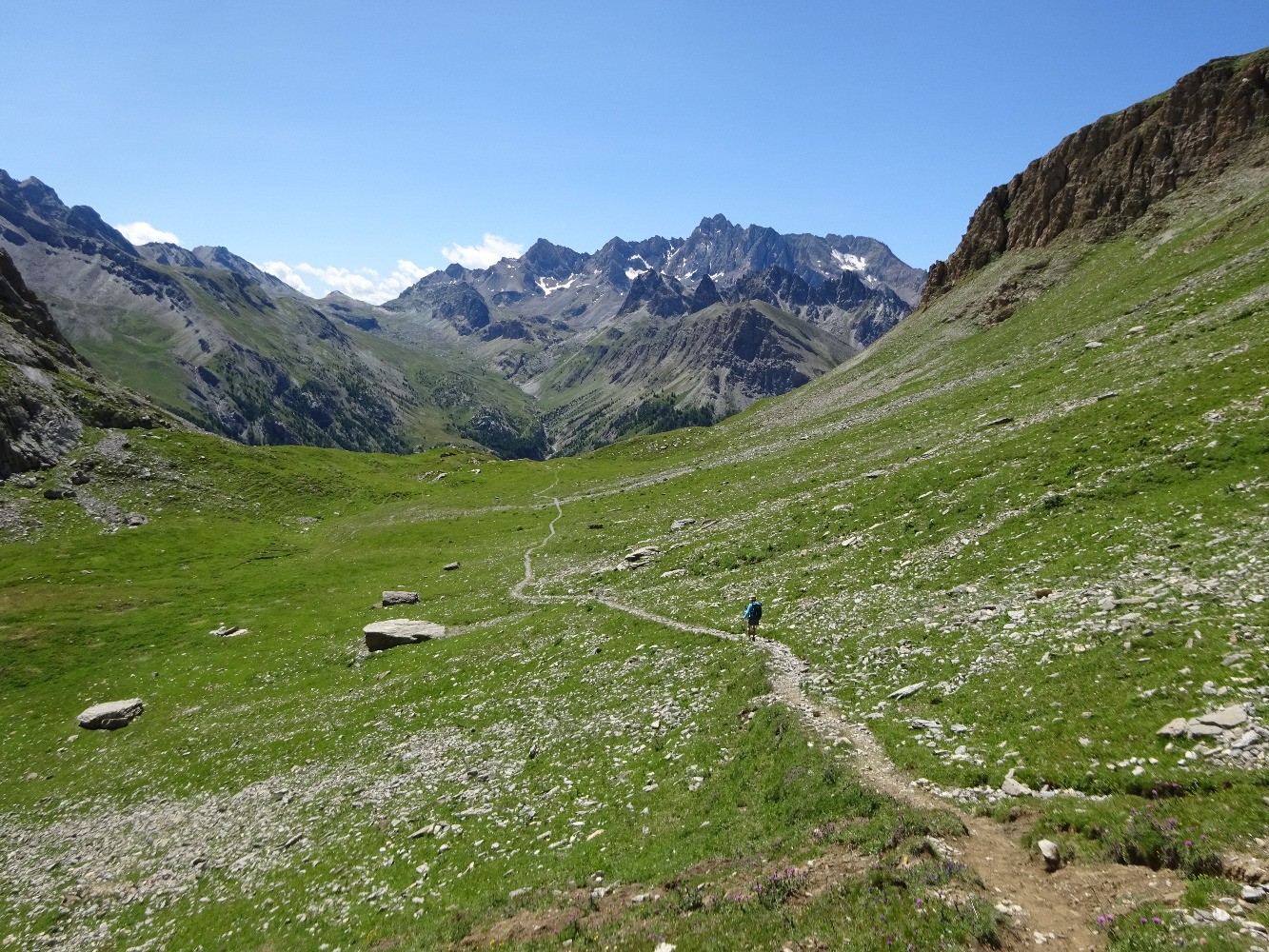 Versant Ubaye du col Tronchet