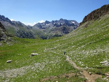 Versant Ubaye du col Tronchet