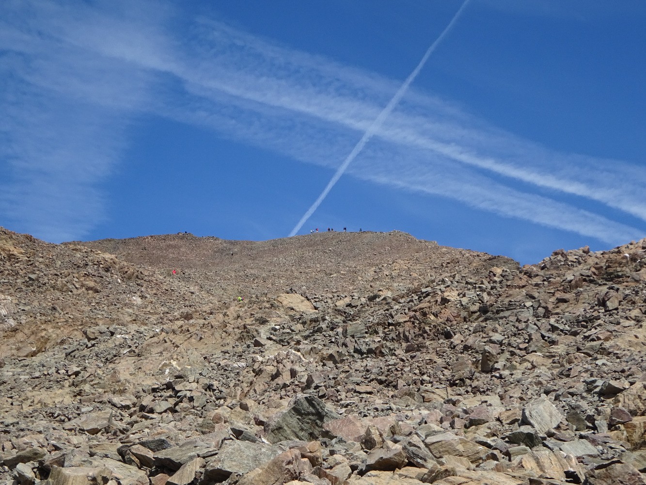 Vieux Chaillol, Ã  l'approche du sommet